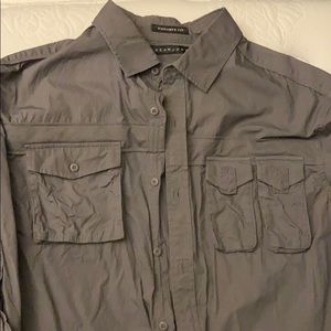 Sean John Grey Button Up Shirt!